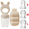 BPA-Free Silicone Baby Food Feeder and Popsicle Mold Set
