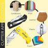 3-Pack Retractable Utility Knife Set with 10 Replacement Blades