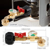 Propane Refill Adapter with Gauge