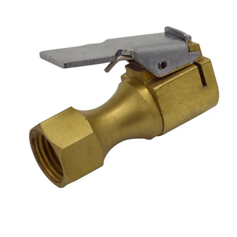 Brass Tire Inflator Valve Connector with Safety Relief