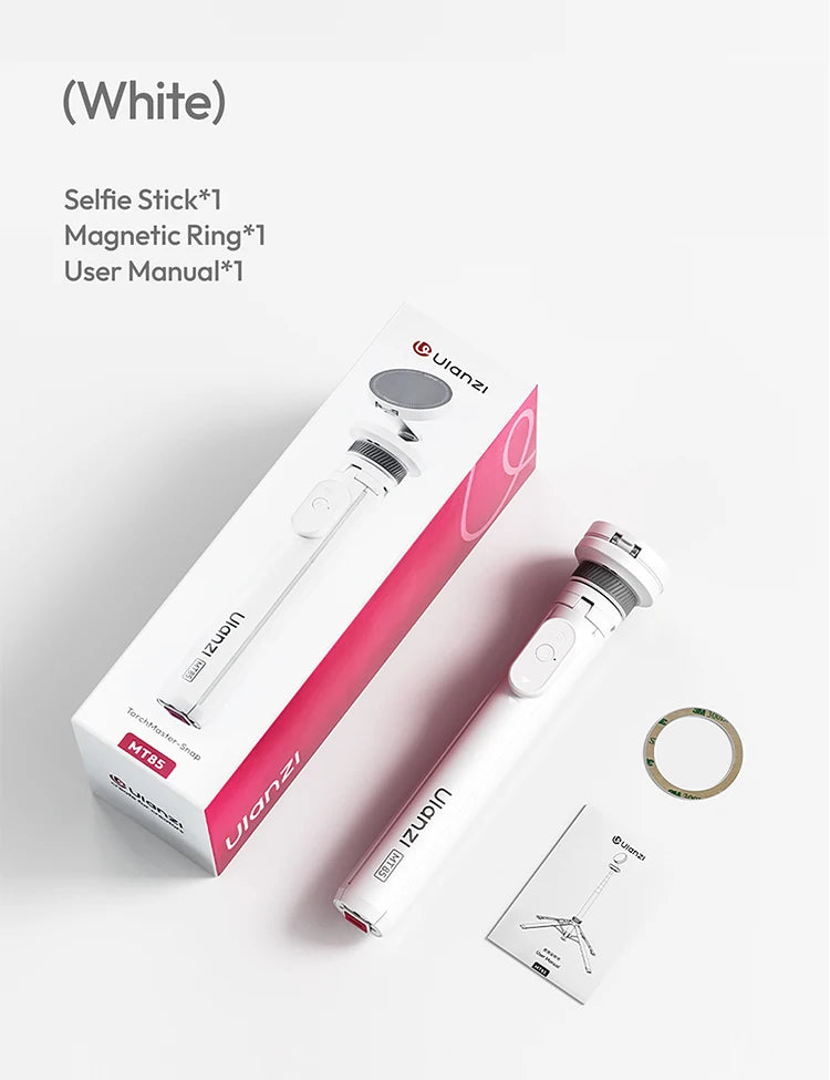 Portable Phone Tripod with Magnetic Mount and Wireless Remote