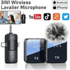 Wireless Lavalier Microphone for Camera, iPhone & Android