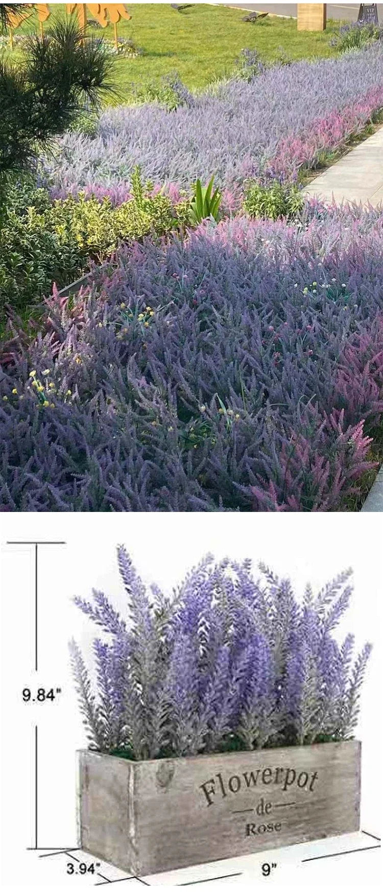 Provence Lavender Artificial Flowers for Home and Event Decor