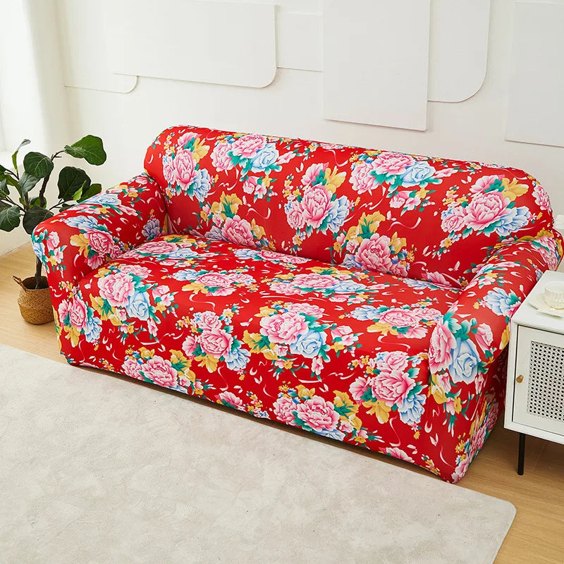 Stretch Sofa Cover with Non-Slip Backing