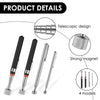 Telescopic Magnetic Pickup Tool with Extendable Handle