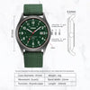 Luminous Military-Style Quartz Wristwatch with Nylon Strap