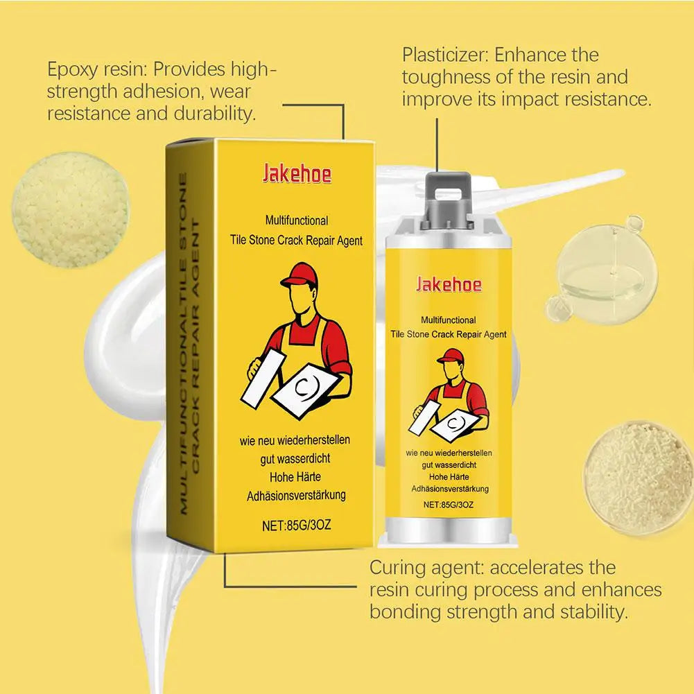 Tile & Stone Crack Repair Kit with Color Matching