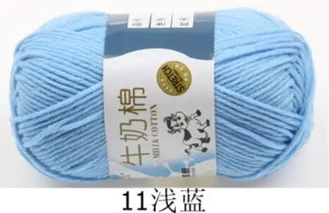 Milk Cotton Crochet Yarn – Soft, Durable Knitting Thread in 91 Colors