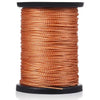 A spool of orange-brown waxed thread for leather sewing kits