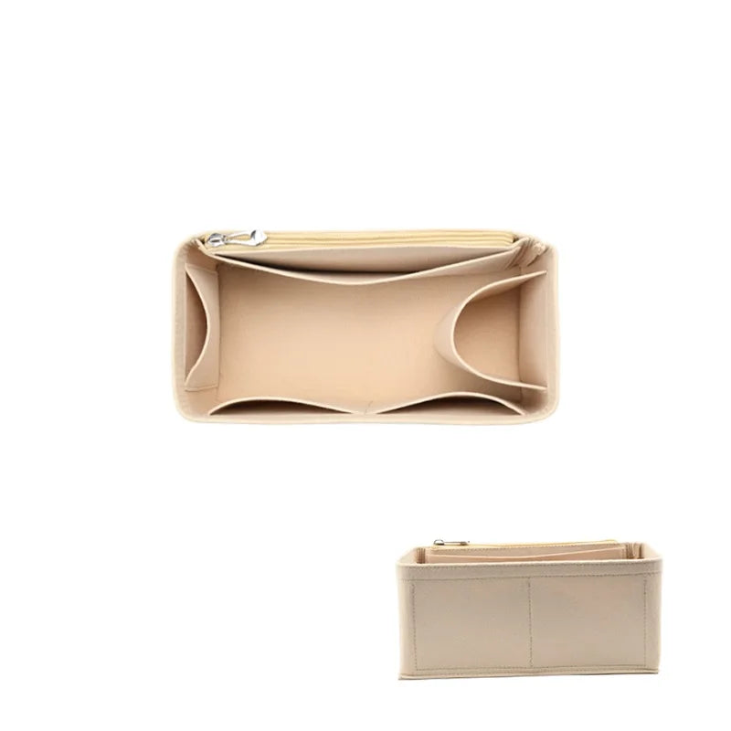 Felt Handbag Organizer Insert with Multi-Pocket Design