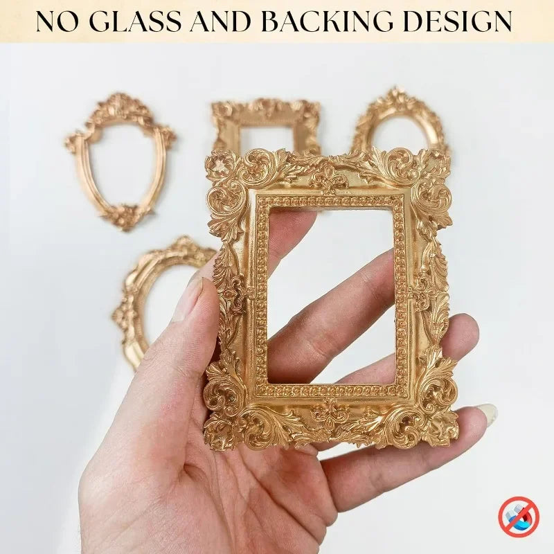 Vintage Mini Picture Frames for DIY Crafts & Decor