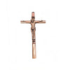 A bronze crucifix pen set featuring a Jesus cross design with an INRI plaque.