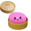Juguete Antiestrés Squishy de Dumpling con Purpurina