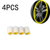 Glow-in-the-Dark Valve Caps for Car, Motorcycle & Bicycle Wheels (Set of 20)