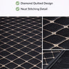 PU Leather Rhombus Pattern Car Trunk Mat