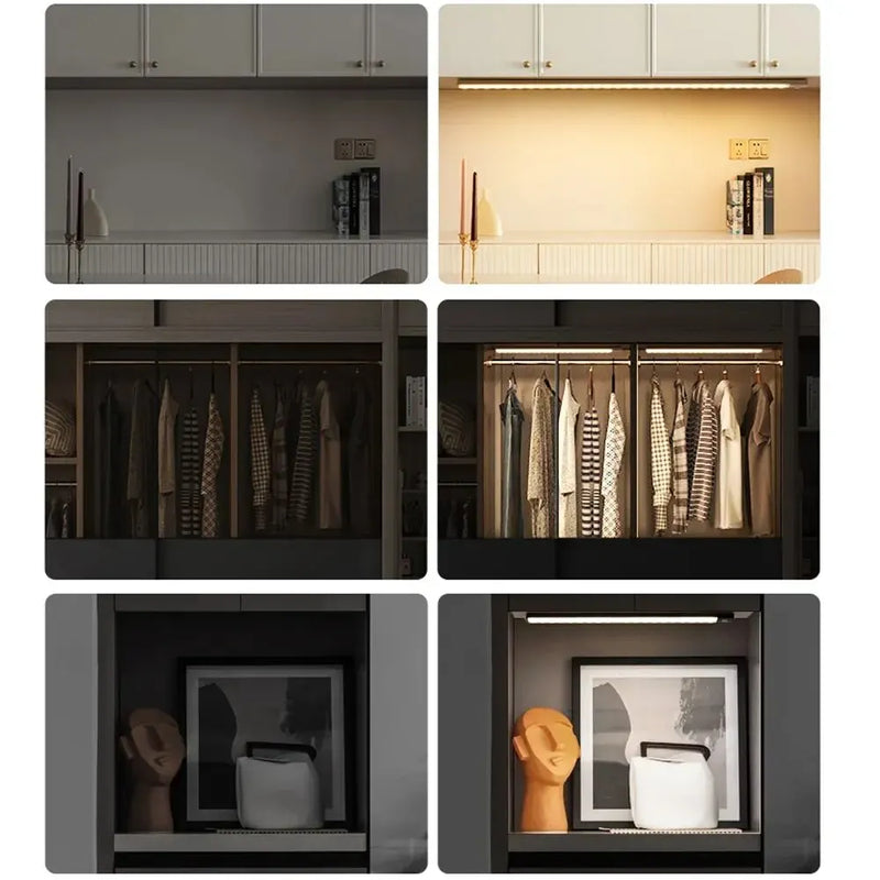 Rechargeable LED Cabinet Light with Motion Sensor & Dimming