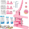 Multi-Size Button Maker Machine with 300 Button Parts Kit