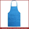 Adjustable Solid Color Kitchen Apron with Pocket