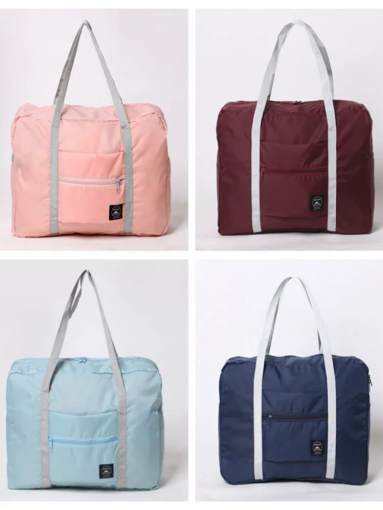 Foldable Travel Duffle Bag with Trolley Sleeve