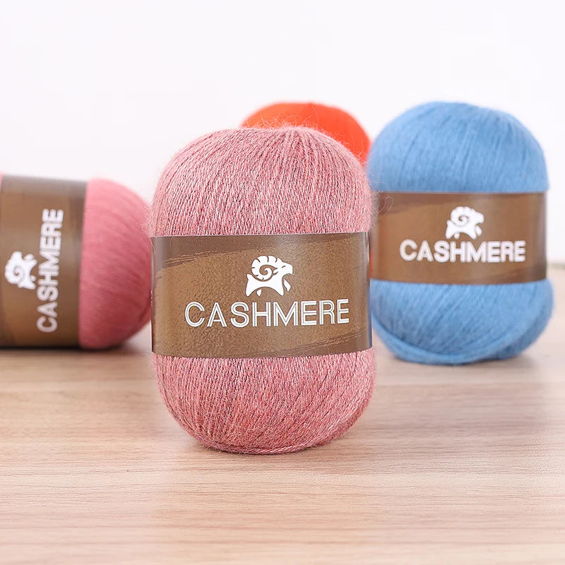 Premium 100% Cashmere Yarn 6-Skein Set for Knitting