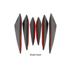 Universal Front Bumper Lip Splitter Fins (6-Piece Set)