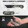 3-Pack Folding Utility Knife Set with Quick-Change Blades & Pocket Clip