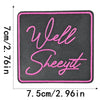 Embroidered Iron-On Patch with Cute Emblem Design