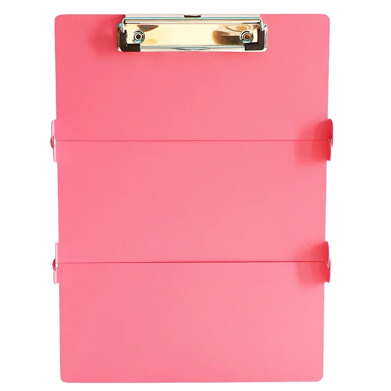 Foldable Aluminum Alloy Clipboard with Storage