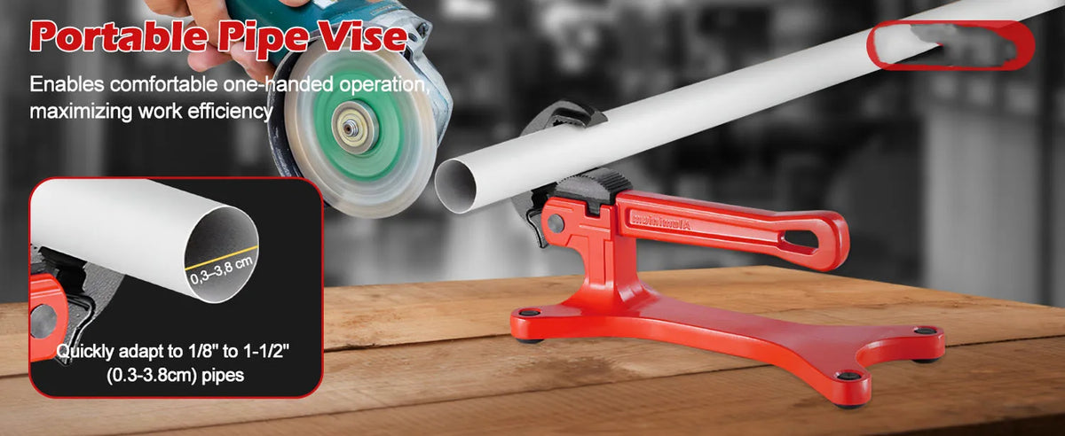 Portable Aluminum Pipe Vise for Valve Maintenance