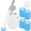 Disposable Toilet Cleaning Kit with Refill Heads