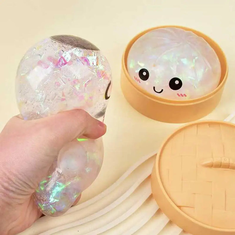Glitzer-Dumpling Squishy-Spielzeug