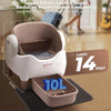 Smart Automatic Self-Cleaning Cat Litter Box with App Control