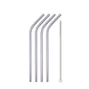 Reusable Stainless Steel Drinking Straws with Cleaning Brush