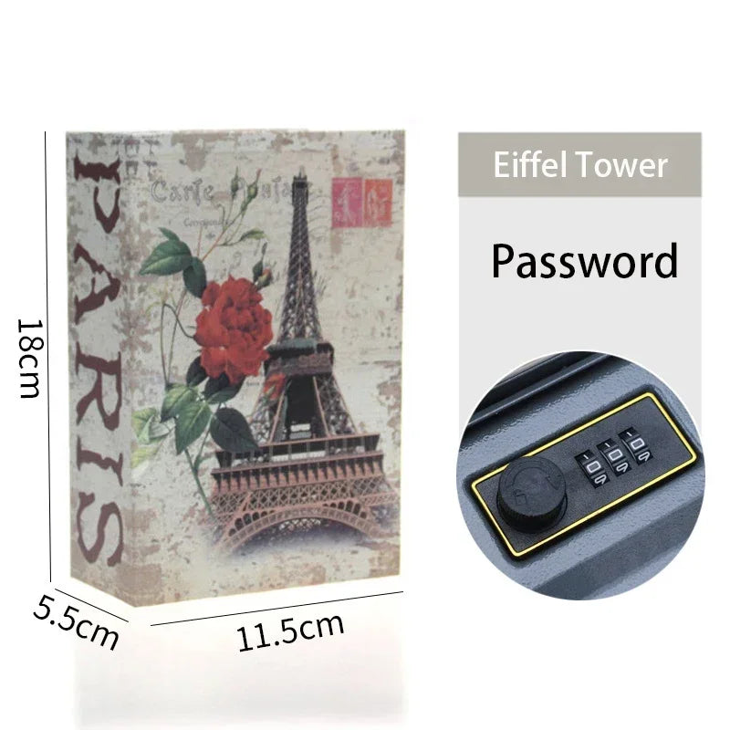 Book-Style Hidden Safe with Combination Lock