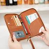 RFID-Blocking Travel Wallet with Wrist Strap