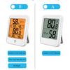 Digital Temperature and Humidity Monitor with Stand, Magnet, and Wall Mount