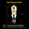 T15/912/921 LED Reverse Light Bulbs – 6000K White, Canbus Error-Free (2 Pack)