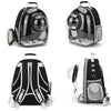 Transparent Pet Backpack Carrier with Ventilation