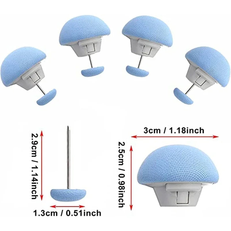 Mushroom Quilt Clips – Anti-Slip Duvet Fasteners