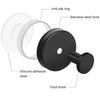 Stainless Steel Suction Cup Hooks - No-Drill Towel Holder