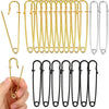 Extra-Large Heavy Duty Stainless Steel Safety Pins (3 inches)