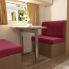 Stretch RV Dinette Cushion Covers with Water-Repellent Finish