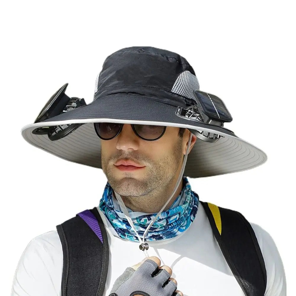 Solar Rechargeable Cooling Hat