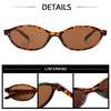Retro Oval Sunglasses with UV400 Protection