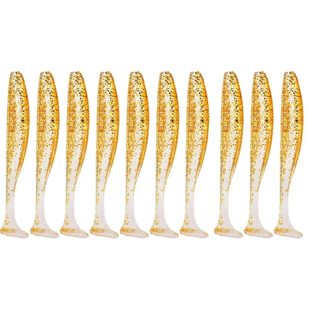 Realistic Soft Bait Fishing Lures with Jig Heads