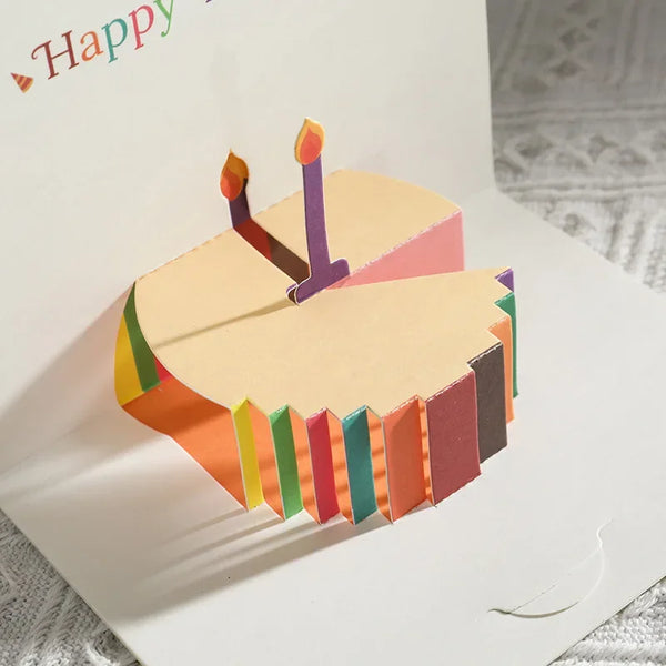 3D Pop-Up Birthday Card with Envelope