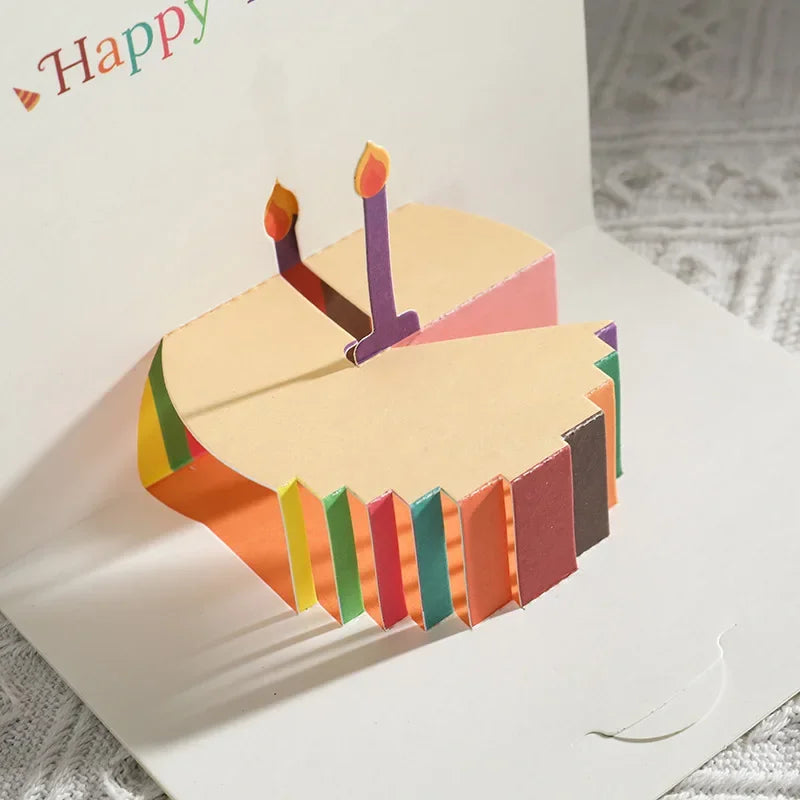 3D Pop-Up Birthday Card with Envelope