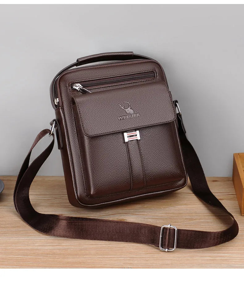 Vintage Waterproof Crossbody Messenger Bag for Men