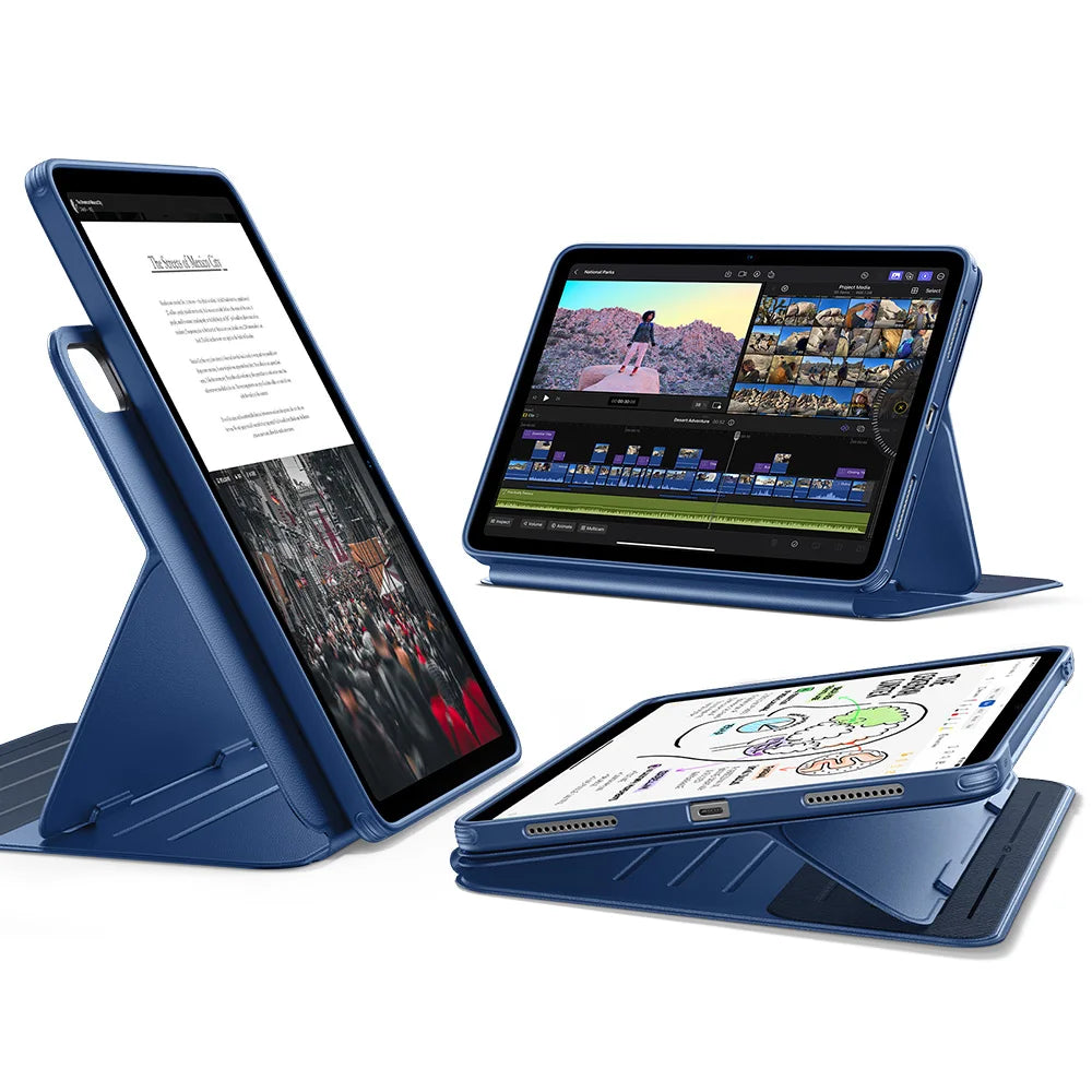 Magnetic Folio Case for iPad Air 11 Inch with Auto Wake/Sleep