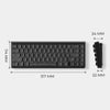 JadeStone 67-Key Wireless Mechanical Keyboard with IMD-Tech Keycaps